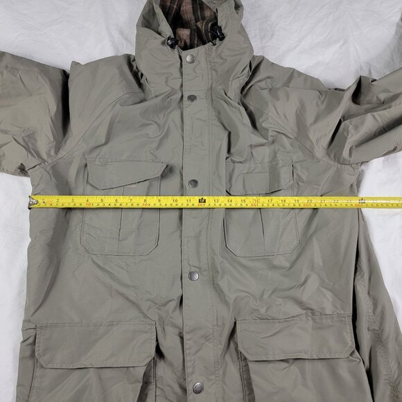 Woolrich Mens Large Gray Barn Field Jacket Full Zip Outdoors Casual Comfort - Picture 6 of 9